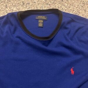 Polo by Ralph Lauren Royal Blue sweater with Black Trim